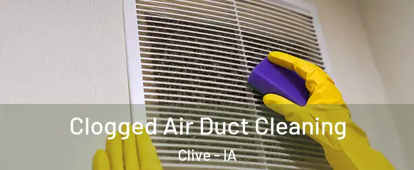  Clogged Air Duct Cleaning Clive - IA