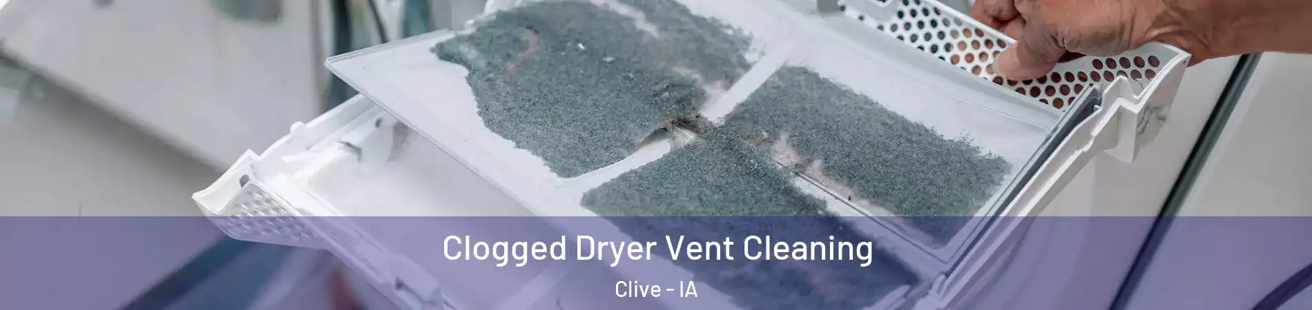  Clogged Dryer Vent Cleaning Clive - IA