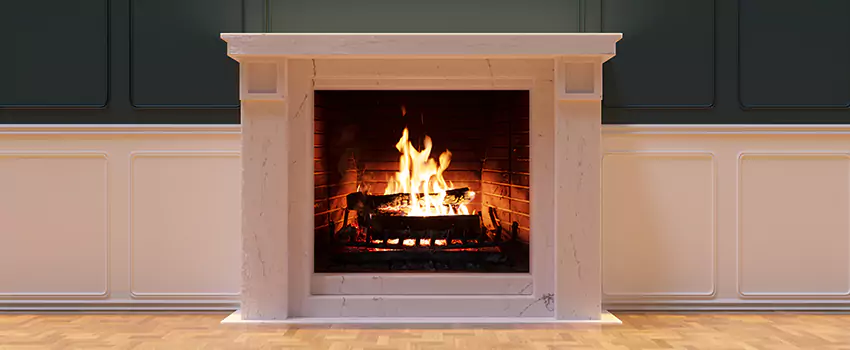 Open Flame Wood-Burning Fireplace Installation Services in Clive, Iowa