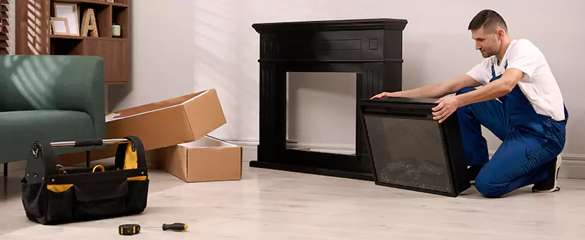 Old Rusted Metal Fireplace Repair And Replacement in Clive, IA
