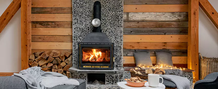Thelin Hearth Products Direct Vent Gas Stove Fireplace Inspection in Clive, Iowa