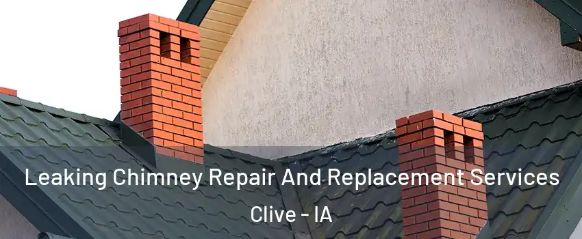  Leaking Chimney Repair And Replacement Services Clive - IA